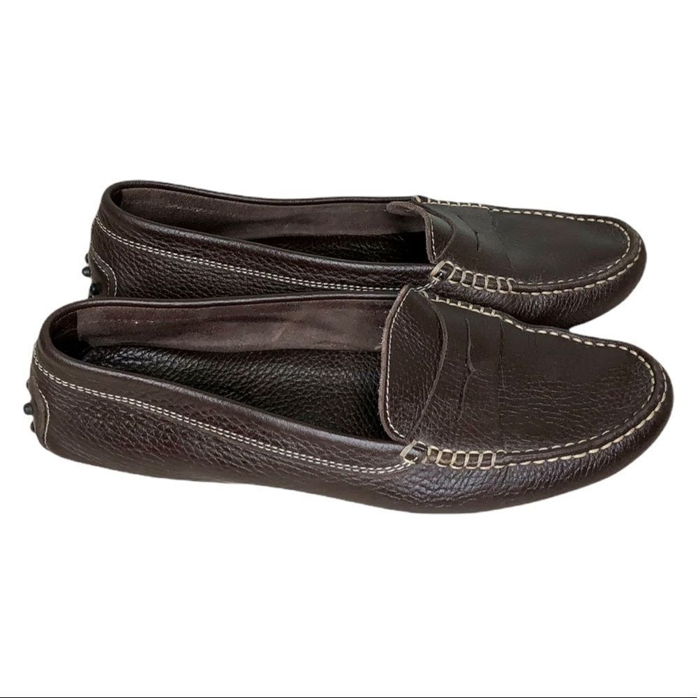 TODS Driving Loafers Shoes Leather Size 40EU - Picture 6 of 6